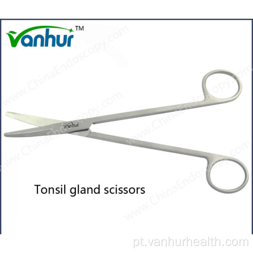 General Throat Instruments Tesouras para Glândula Amígdala